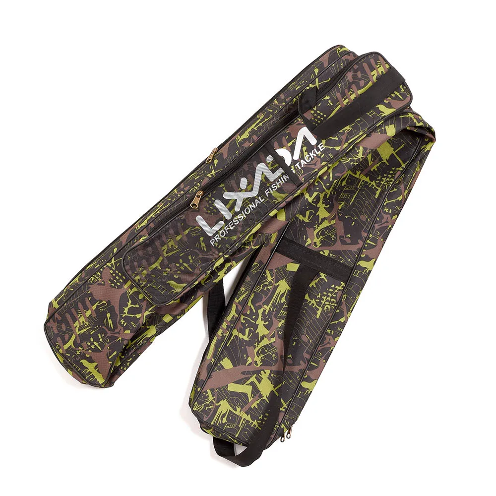 Lixada Fishing Bag Double Layer Large Capacity Fishing Rod Tackle Bag 120/150cm