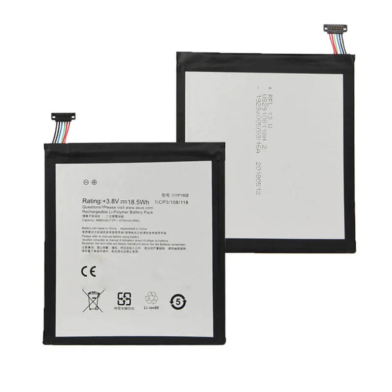 Оригинальный аккумулятор 4890 мАч C11P1502 для ASUS ZenPad 10 Z300C Z300CL Z300CG P023 P01T 1 запасная