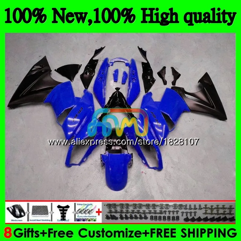 Тюнинг-пакет для KAWASAKI 650R ER 6 F 650 R ER6 F 09-11 31BS. 50 ER 6F 650-R ER-6F ER6F 09 10 11 2009 2010 цвет синий, черный; большие размеры 2011 обтекатель - Цвет: No. 1