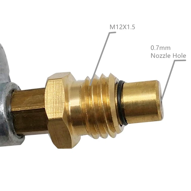Mindig Alacsony Nyomású 1 Font Propán Állítható Szabályozó Kempingasztal Grillszabályozó M12X1,5 Férfi Adapter 0,7 Mm Fúvóka - Image 2