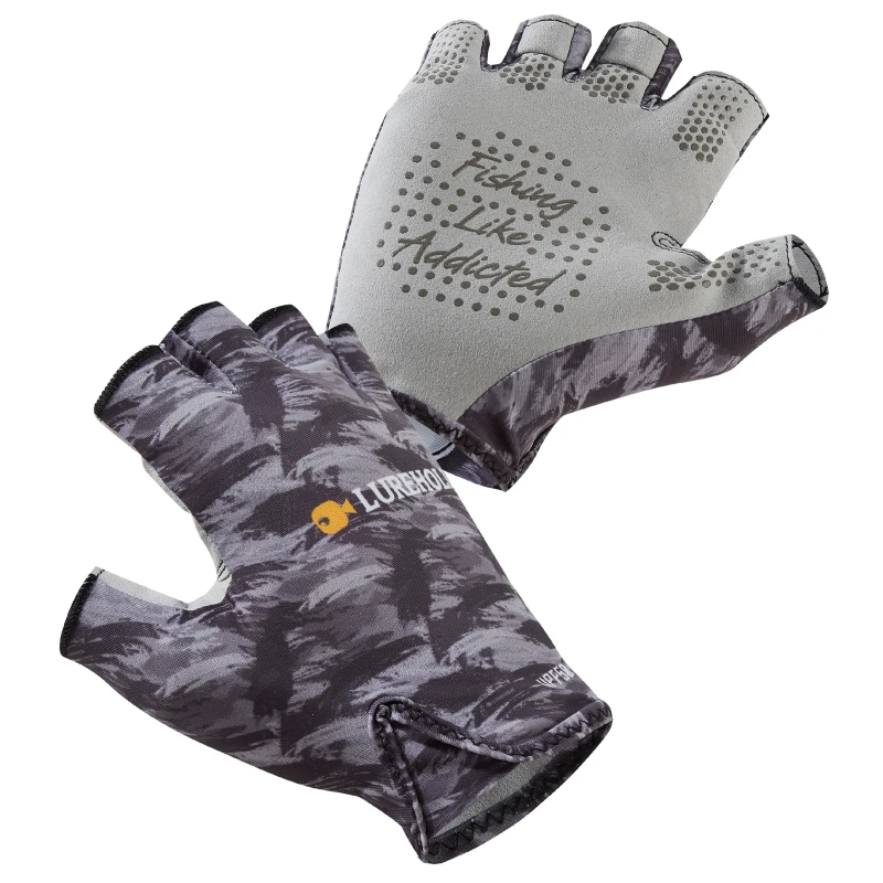Lureholic Fishing Catching Gloves Protect Hand Professional Release Anti-slip Lure Fish Gloves fishing gloves