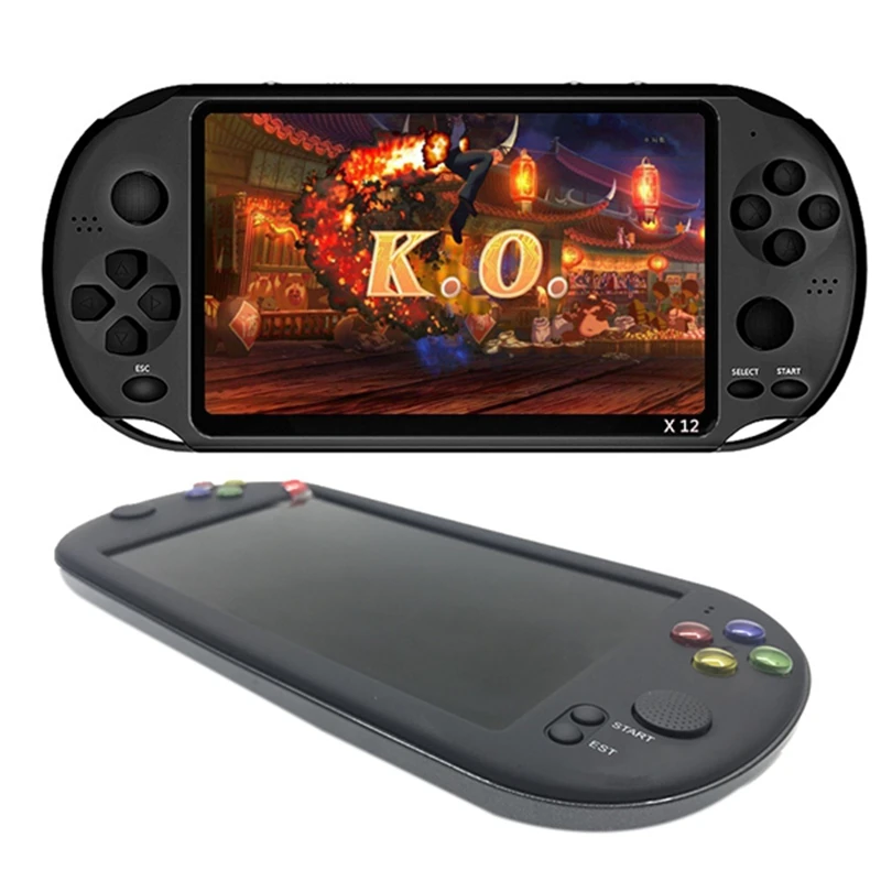  Powkiddy 1Pcs 7 Inch Game Console Portable Support for Neogeo Arcade Video Games & 1Pcs 5.1 Inch 8G