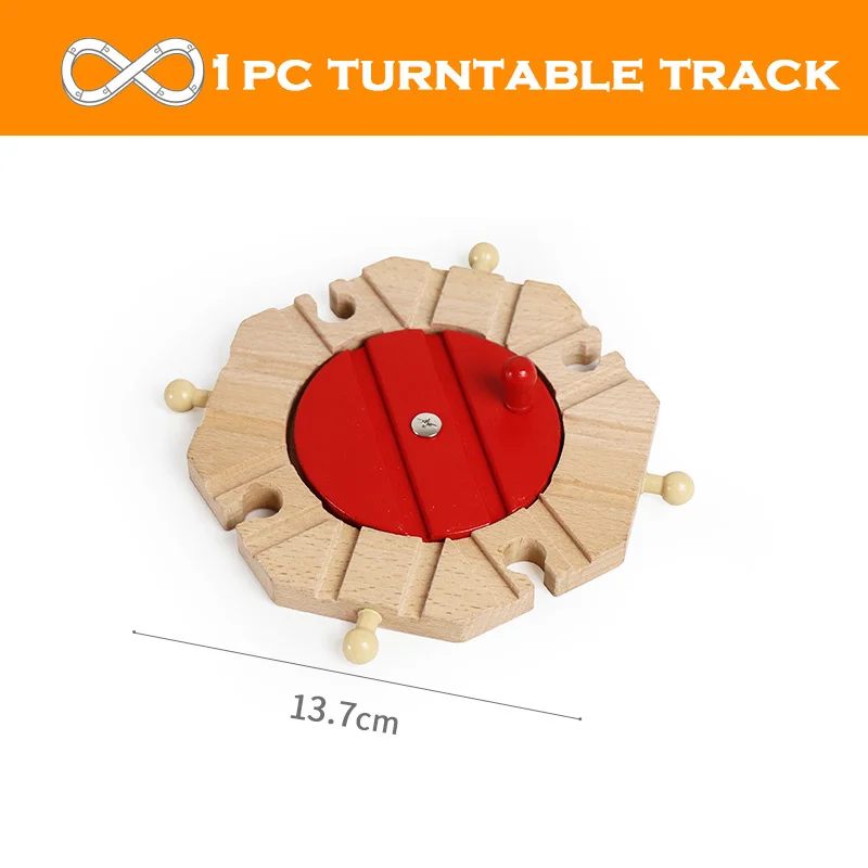 All Kinds Wooden Railway Train Track Accessories Beech Wooden Tracks Fit For Biro All Brands Wood Tracks Train Toys For Kids 6