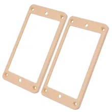 Anneaux de montage de micro Humbucker pour guitare électrique, 2 pièces, couleur noir/crème/blanc, couvercle