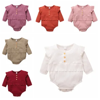 

Autumn & Winter Newborn Baby Clothes Print Baby Boy Romper Warm Infant Baby Boy Girl Soft Fleece Jumpsuit