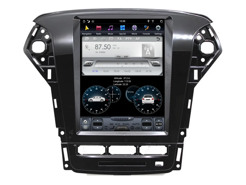 AVGOTOP Android 8,1 Tesla автомобильный gps-навигация, dvd-плеер для FORD MONDEO 2011-2013 6 ядер+ 4G+ 32G ips экран