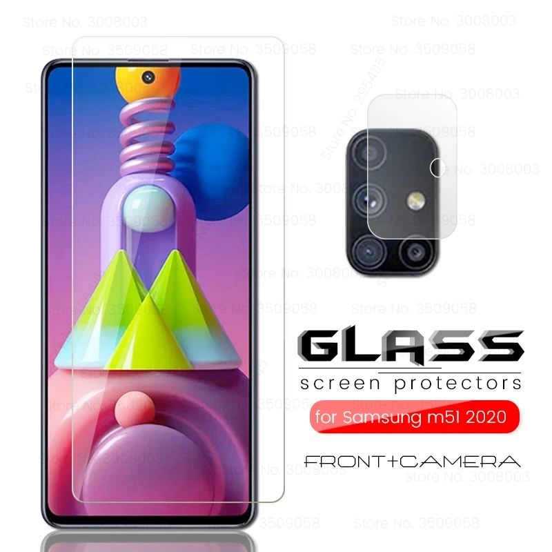 Cамсунг м51 стекло 2-в-1 Защита объектива камеры для samsung galaxy m51 m 51 2020 Φ/ds 6 7
