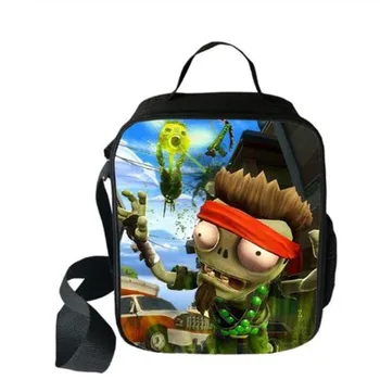 

Plants VS Zombie Cooler Lunch Bag Cartoon Girls Portable Thermal Food Picnic Bags for School Boys Lunch Box Tote