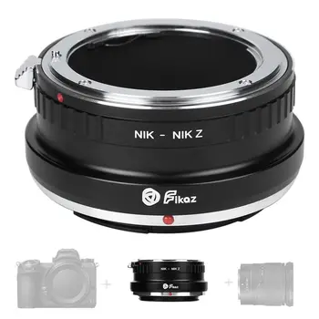 

Fikaz NIK-NIK Z lens adapter Aluminium Alloy Lens Mounting Adapter Ring for Nikon AI Mount Lens to for Nikon Z Mount Camera DSLR
