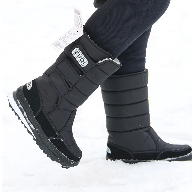 Мужские ботинки супер теплые зимние Chaussure Homme 2019 Повседневная Водонепроницаемая