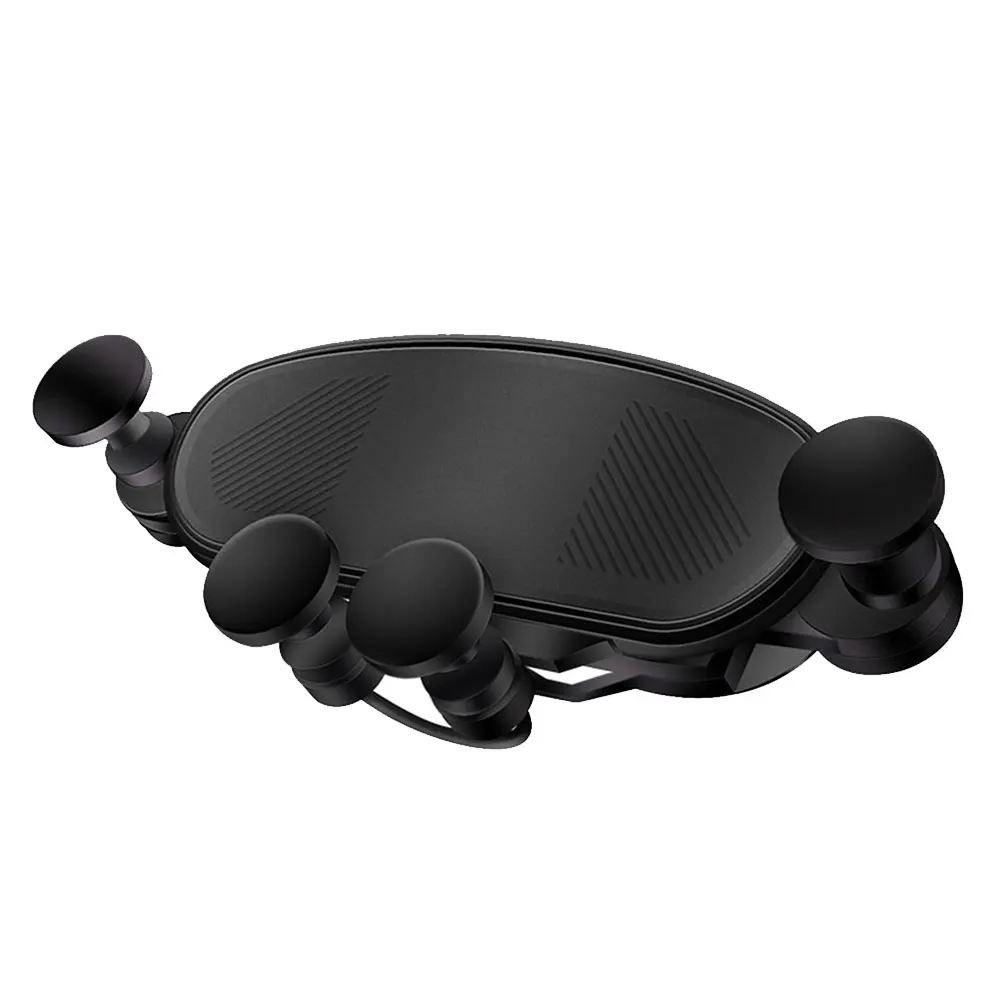 Black Гравитационный Автомобильный держатель для телефона для iPhone 11 PRO XS Max samsung S10 Plus Автомобильный держатель для вентиляционного отверстия кронштейн без магнитной подставки для мобильного телефона - Цвет: Black