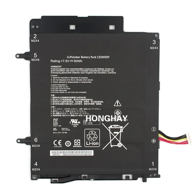 Honghay-bateria C22n1307 para Asus Transformador Book T300la Tablet 7.6v 50wh - Imagem 4