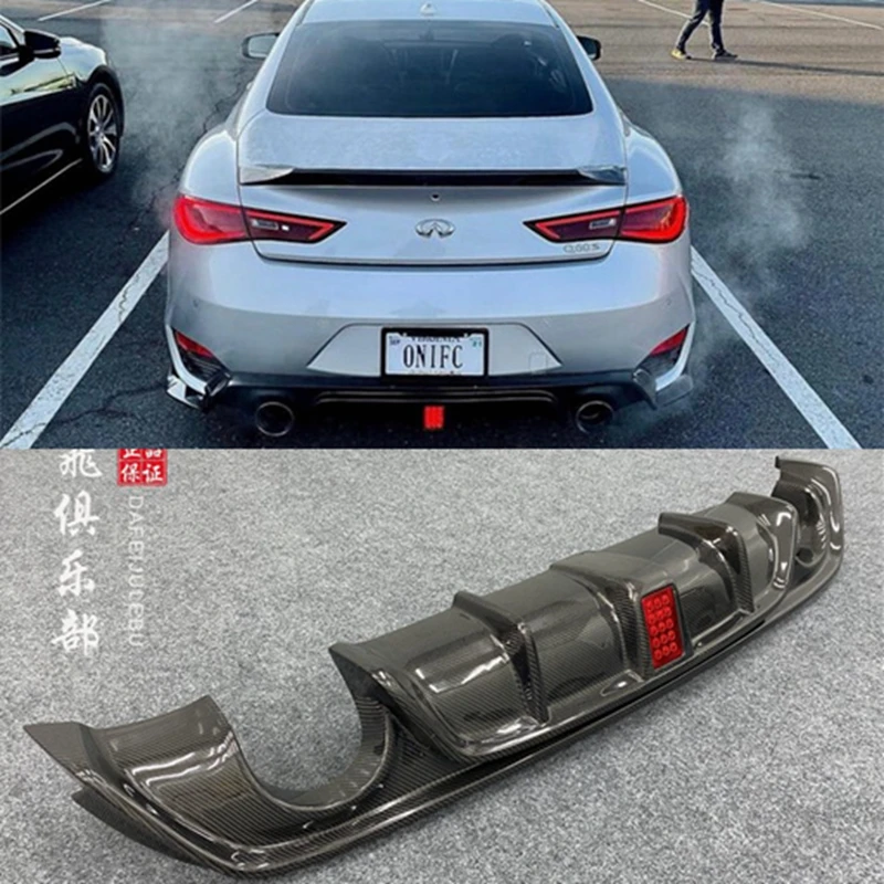 CMST Tuning Carbon Fiber Rear Bumper Diffuser For Infiniti Q60 To Pr