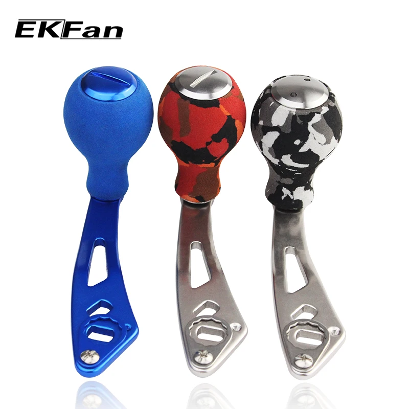 EKfan Camouflage eva Aluminum Alloy Fishing Reel Handle for Baitcasting