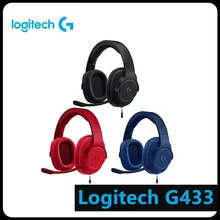 Logitech G433 Wired Headphone X 7.1 Surround Gaming Headset for PC PS4 Xbox Computer Peripheral Accessories logitech g433 wired headphone x 7 1 surround gaming headset for pc ps4 xbox computer peripheral accessories