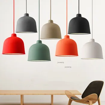 

Nordic LED Resin Pendant Lights Color Macaron Style Light Fixtures Dining Room Creative Pendant Lamp Lighting Loft Hanging Lamp