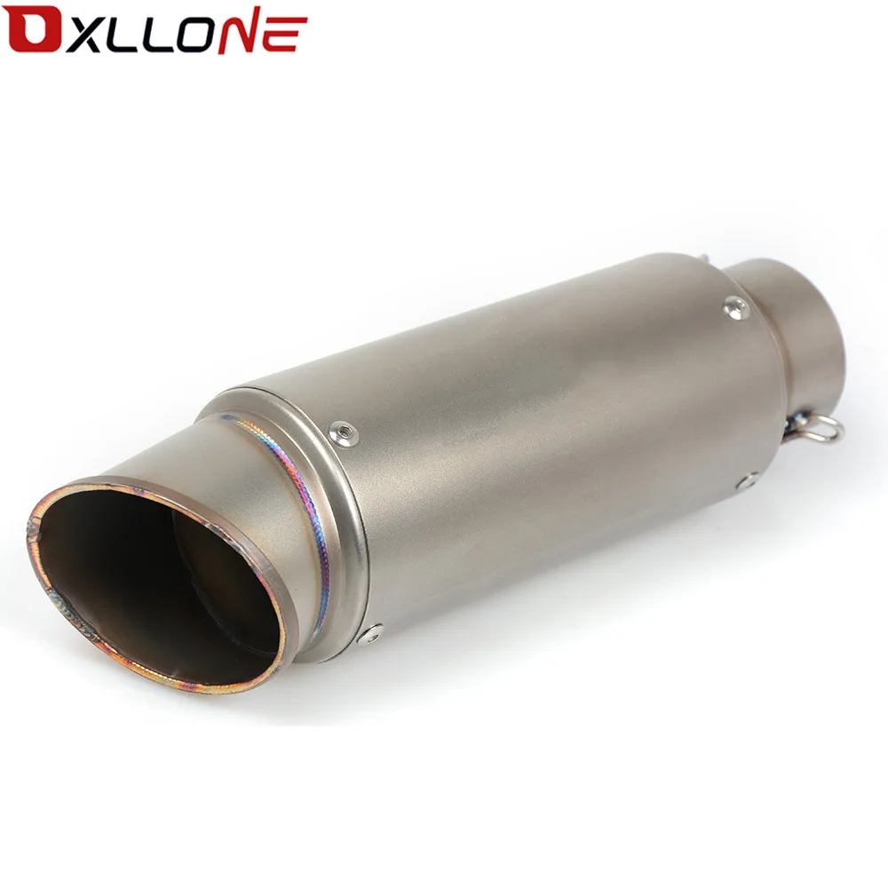 Универсальный мотоцикл Akrapovic выхлоп изменить Мотокросс глушитель выхлопной системы выхлопной трубы для kawasaki VERSYS 300X - Цвет: 37MM-51MM