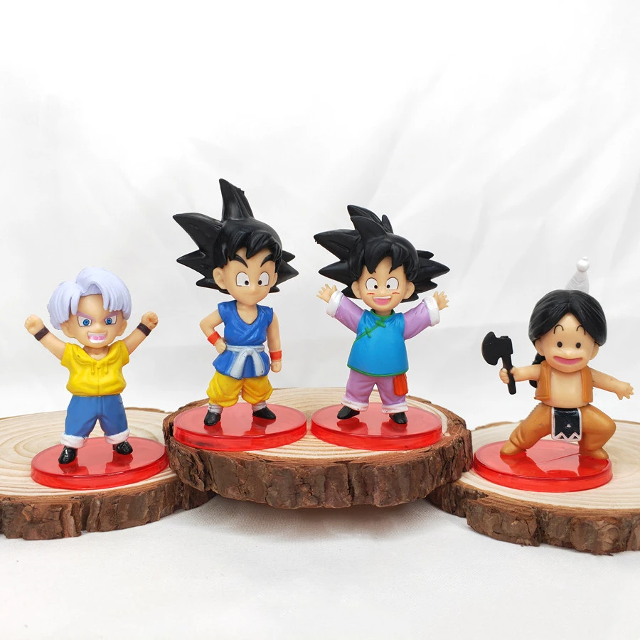 Naa 6 pcs/set Figura Dragon Ball Z Piccolo Goku Chichi Vegeta Gohan Bonito  Ver. Figura