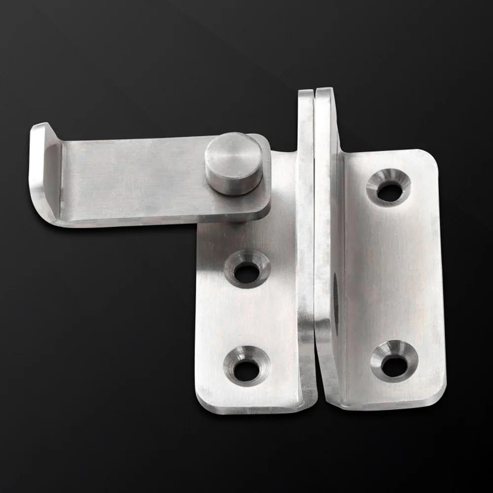 Нержавеющая сталь дверной болт защелка слайд замок безопасности дома коробка