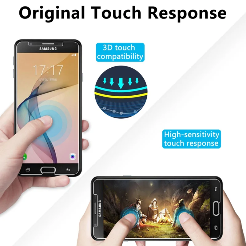 Закаленное защитное стекло 9H HD для Samsung J7 2017 J5 2016 J3 2015 2 шт. Защита экрана телефона