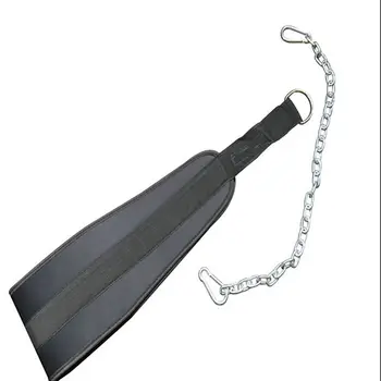 

Weight Belt Adjustable Dipping Belts Pull-up Muscle Training Back Support Strap With Chain Single/Double Ring
