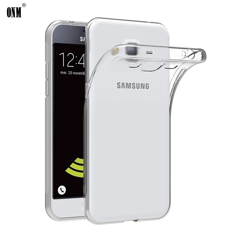 Чехол для Samsung Galaxy J1 J3 J5 J7 2016 прочный силиконовый прозрачный бампер из ТПУ мягкий