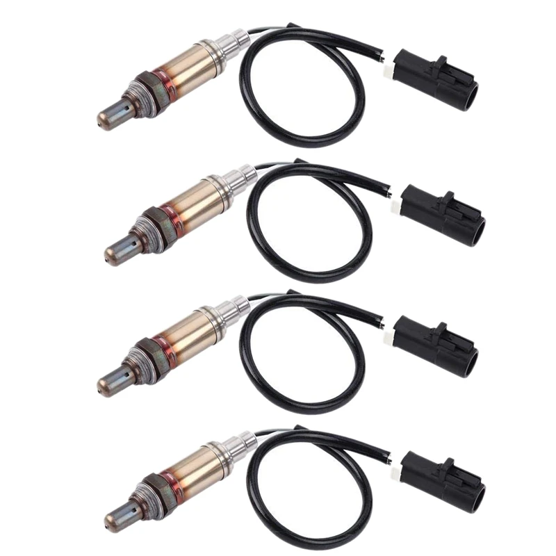 

4Pcs Automotive Oxygen Sensors 15717 for F ord Ranger, Expedition, Explorer, Escape, F150, M a z d a Upstream and Downstr