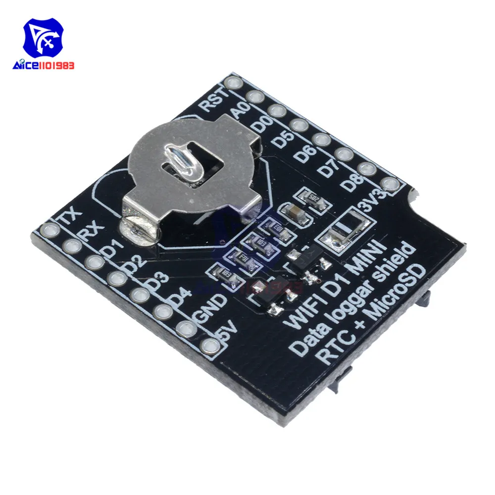 Diymore WeMos D1 экшн камера с Wi Fi подключением доска слот карты Micro SD данных щит