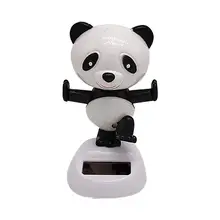 Солнечная качающаяся голова кукла качающаяся панда украшение автомобиля мультфильм автомобиль кукла автомобиль Интерьер детские игрушки подарок