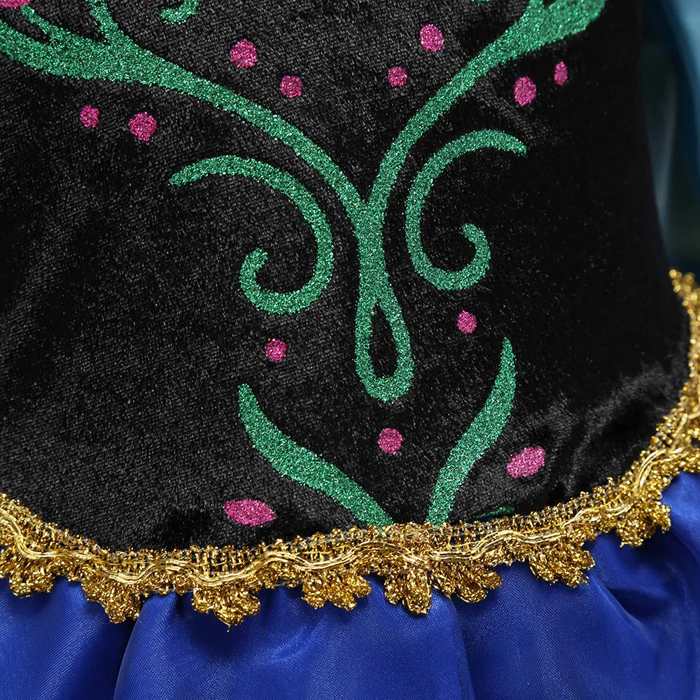 Girls Dress Princess Costume For Girls Party Halloween Cosplay Birthday