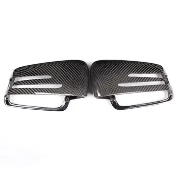 

2X Real Carbon For Mercedes Benz A W176 B W246 C W204 E W212 Cla W117 Gla X156 Glk X204 Cls Class W218 Rear View Mirror Cap Cove