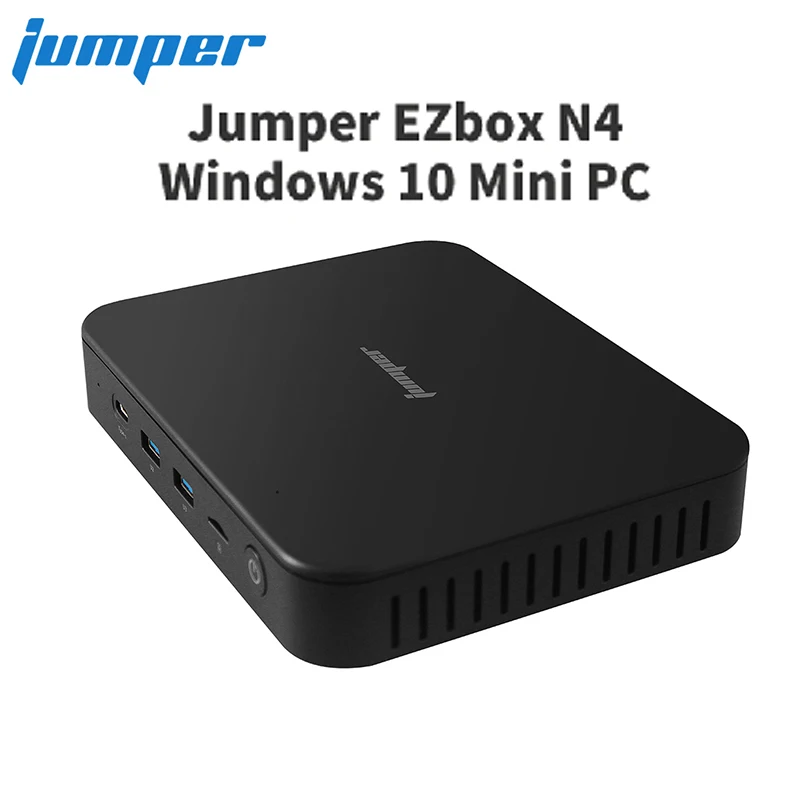 Перемычка EZbox N4 Мини ПК Intel Gemini Lake N4100 HD четырехъядерный графика 500 4 Гб 64 Гб 2,4 г/5 ГГц WiFi 1000 м BT4.0 Windows 10 Мини ПК