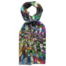NOISYDESIGNS Spring Autumn Children Scarf Winter Baby Colorful Geometry Scarf Boys Girls Scarves Shawl Lovely Kids Child Wraps