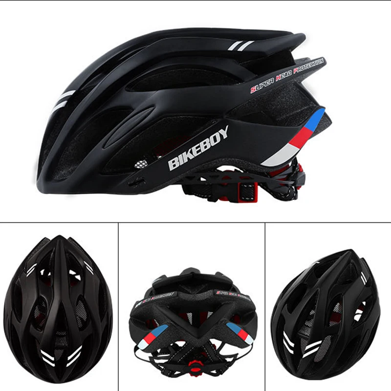 New Bicycle Helmet Prevent flying insects Super Light Cycling Helmet 225g EPS Breathable  Mountain Bike Disassembly Lined Helmet