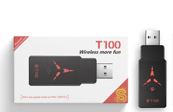 

For PS4 Xbox One Switch Pro Wireless Bluetooth Controller Converter Adapter to PC Switch Wireless Gamepad Converter COOV T100S