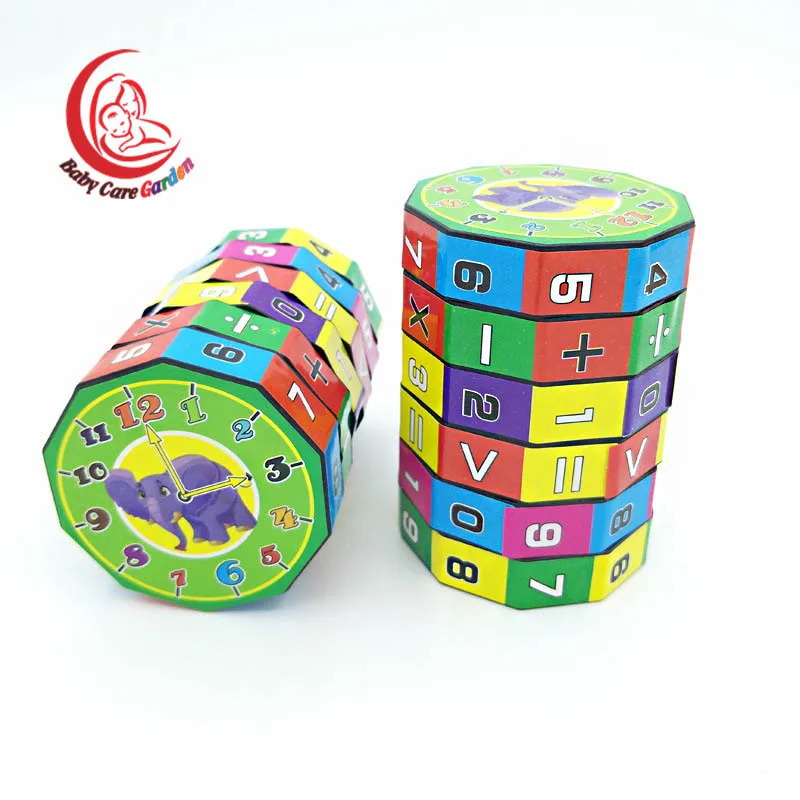 

Children Mathematics Numbers Magic Cube Toy Puzzle Game Kids Learning Education Math Toy Fun Calculate Game