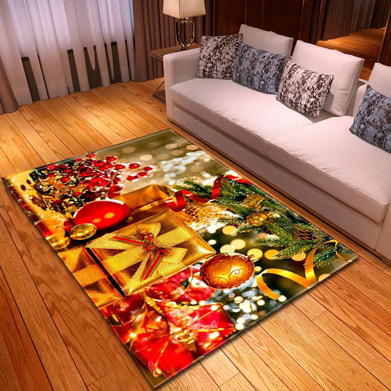 Рождественские украшения, домашние коврики для Счастливого Рождества, Нового года, добро пожаловать, домашние ковры для декора, украшения для рождественской вечеринки R3468