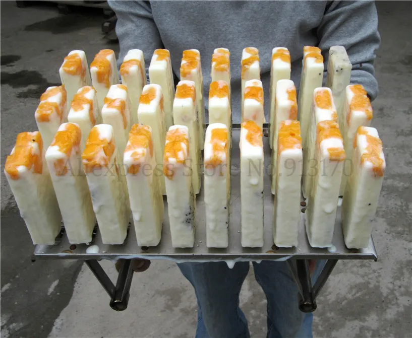 Небольшой коммерческий лед поп-машина для приготовления мороженого оборудование для производства мороженого из нержавеющей стали 1 форма 3000 штук/день PBZ-01 CE