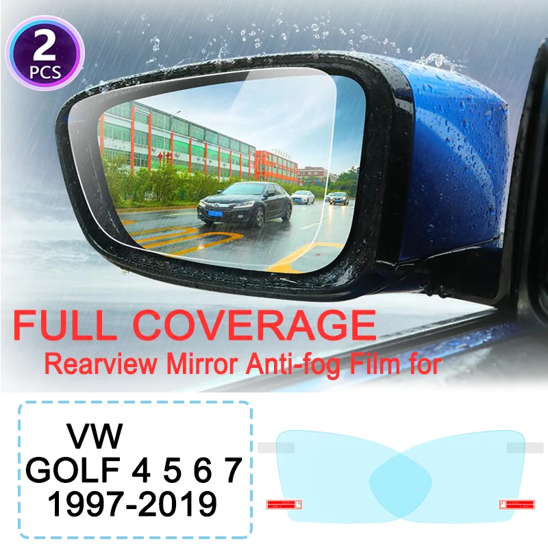 

Full Cover Anti Fog Rainproof Film Rearview for Volkswagen VW Golf 4 5 6 7 Sportsvan 1997~2019 Golf MK4 MK5 MK6 MK7 Accessories