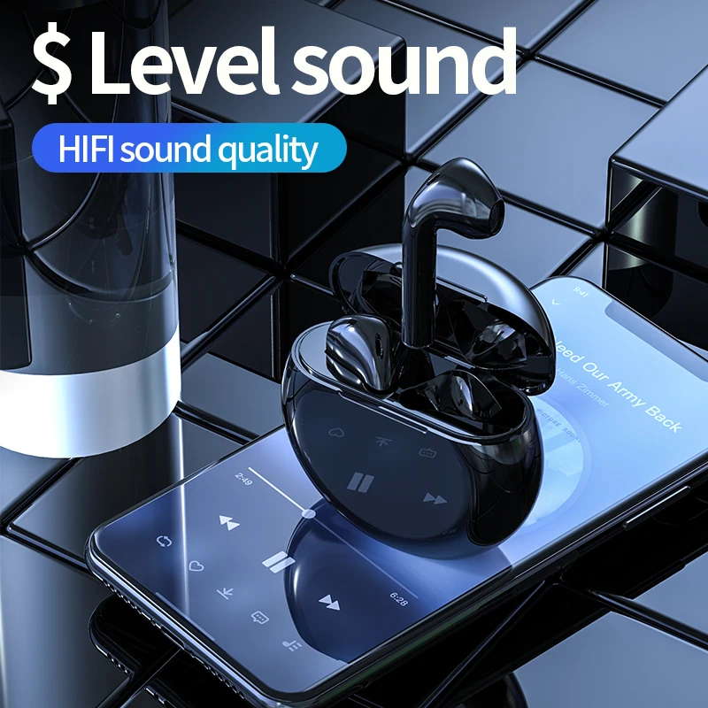 Skup A3 tws bezprzewodowe słuchawki Bluetooth douszne bezprzewodowe słuchawki dotykowe ciężki bas Bluetooth 5.0 słuchawki douszne dla wszystkich smartfonów