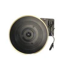 AABB-28Cm металлический поворотный 33/45/78 оборотов в минуту, автоматическая кривая рука возврата проигрыватель граммофон для Lp Виниловый проигрыватель