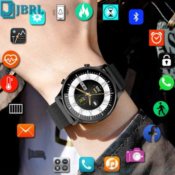 

Round Smart Watch Men WomenSmartwatch Electronics Smart Clock For Android IOS Fitness Tracker New Touch Bluetooth Smart-watch