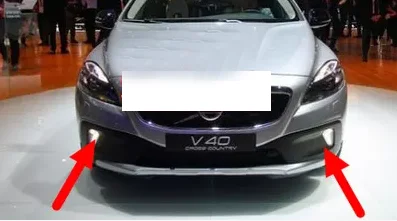 Для Volvo V40 2013-15 светодиодные дневные ходовые огни