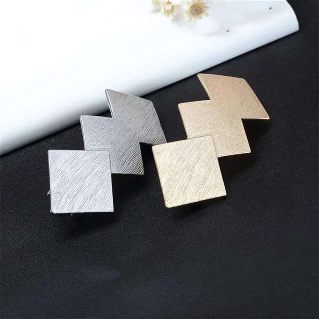 Metal Automatic French Barrette Large Hair Clip Pin Ponytail Holders Vintage blank metal French hair barrette ponytail holder