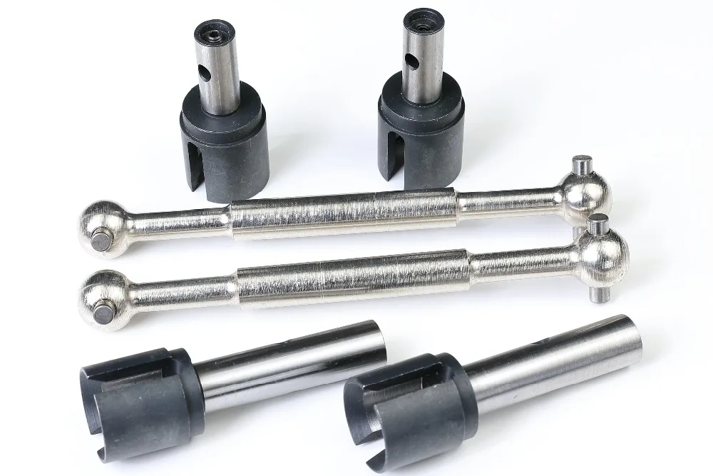 GTBracing CNC Steel Drive Shaft Set Strengthen Dogbone for RC Car 1/5 HPI Baja 5B (Pin :5mm)