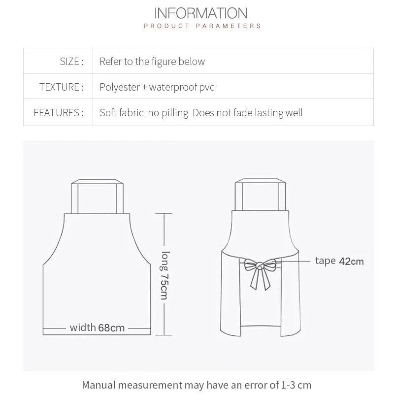 Food Service Kitchen Cooking Sleeveless Food Service Restaurant Chef Uniform Crafts Baking Chefs Kitchen Cooking BBQ Apron