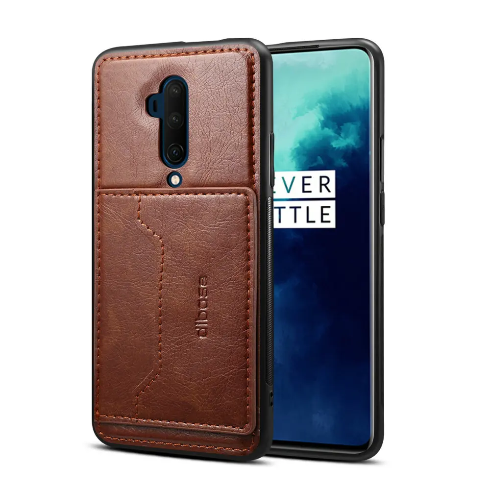 Чехол для Oneplus 7 T Pro, задняя крышка, чехол для Oneplus 7 T, роскошный кожаный чехол со слотом для карт для One Plus 7 T T7 Pro, бампер Oneplus7 Pro7T