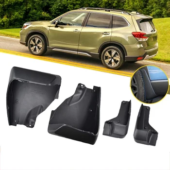 

4Pcs Black Mud Flaps Splash Guards Mudguards Fender for Subaru Forester SK 2019 2020