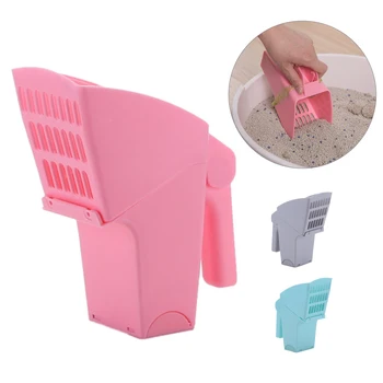 

2 In 1 Cat Litter Shovel Cleaning Tool Scoop Sift Cat Sand Cleaning Products Plastic Universal Scoop for Pet Housebreak Supplies