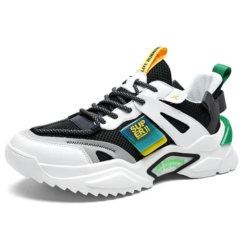 

Men Shoes Casual Outdoor Shoes Lace up Breathable Mesh Shoes Hiking Running Summer Fashion Shoes Non-slip Fit Feature